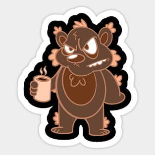 Grumpy bear Sticker